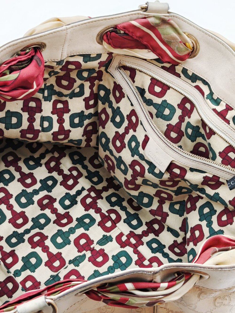Gucci Vintage Guccissima Leather Large Tote Shoulder Bag - Picture 15 of 16